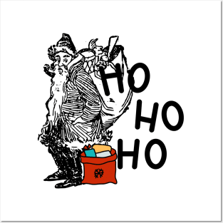 Santa Ho Ho Ho Posters and Art